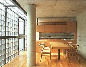 Tadao Ando Glass Brick House,