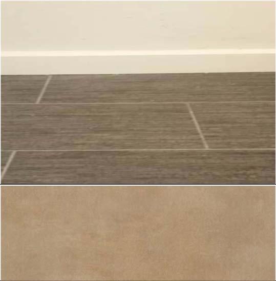 Improvement 2: New option of vinyl floor overlay with new whitepainted MDF baseboard in kitchen Total cost if selected as an additional improvement: