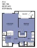 & 2 bedroom units 586 1,276 sq. ft.