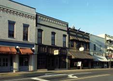 revitalization needs. Town awarded with CDBG Downtown Facade Improvement Grant.
