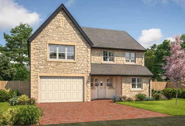 the MAYFAIR 5-bed detached with large integral garage APPROXIMATE 1,905 SQ FT the OXFORD 4-bed detached with double integral garage APPROXIMATE