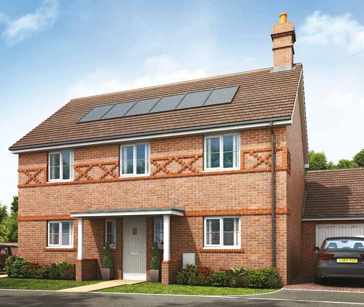 THE OAKLANDS AT CROOKHAM PARK COLLECTION Spruce 4 bedroom home ith 4 bedrooms and plenty of living space, The Spruce is an ideal family home.