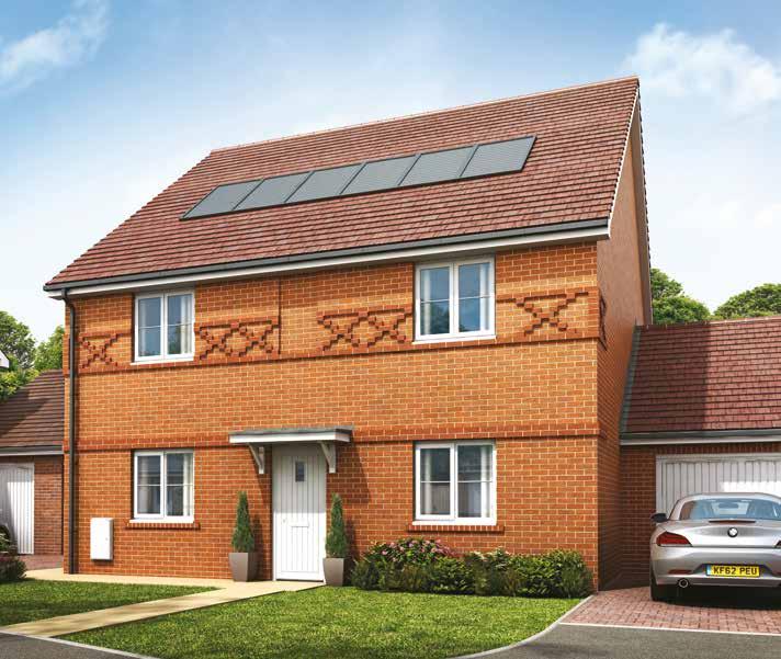 THE OAKLANDS AT CROOKHAM PARK COLLECTION Rosewood 4 bedroom home Spacious and stylish, The Rosewood is an impressive family home.