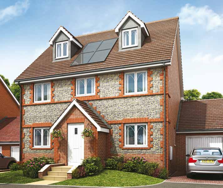 THE OAKLANDS AT CROOKHAM PARK COLLECTION Silver Birch 4 bedroom home This impressive and substantial home provides luxury living for the whole family.
