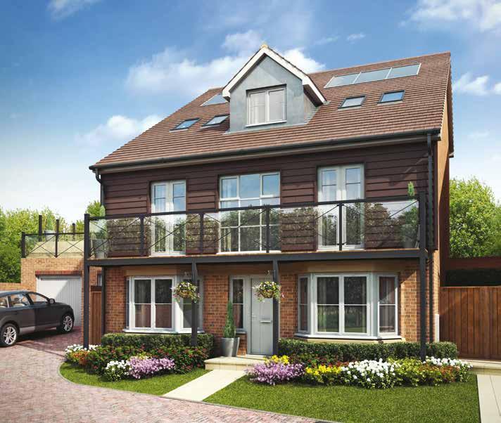 OAKLANDS AT CROOKHAM PARK COLLECTION The Red Oak 5 bedroom home The combination of space and style makes The Red Oak perfect for the whole family.