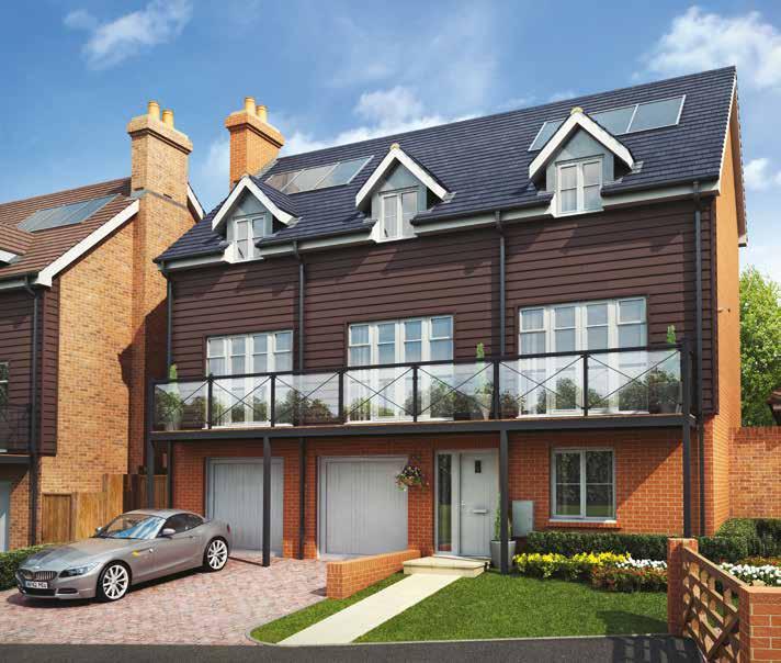 OAKLANDS AT CROOKHAM PARK COLLECTION The Hickory 5 bedroom home Arranged over three floors, The Hickory is a highly desirable 5 bedroom home.