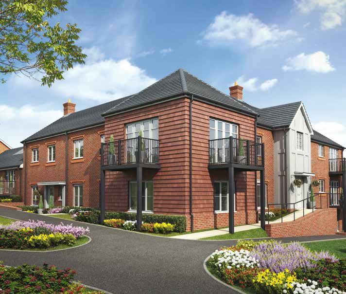 OAKLANDS AT CROOKHAM PARK COLLECTION Acacia Apartment 2 bedroom homes The Acacia Apartments offer superb single storey living.