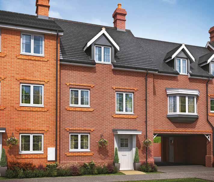 THE OAKLANDS AT CROOKHAM PARK COLLECTION The Elder 3 bedroom home The first floor is home to the open plan kitchen/living room/dining area a space versatile enough to fit around the way you want to