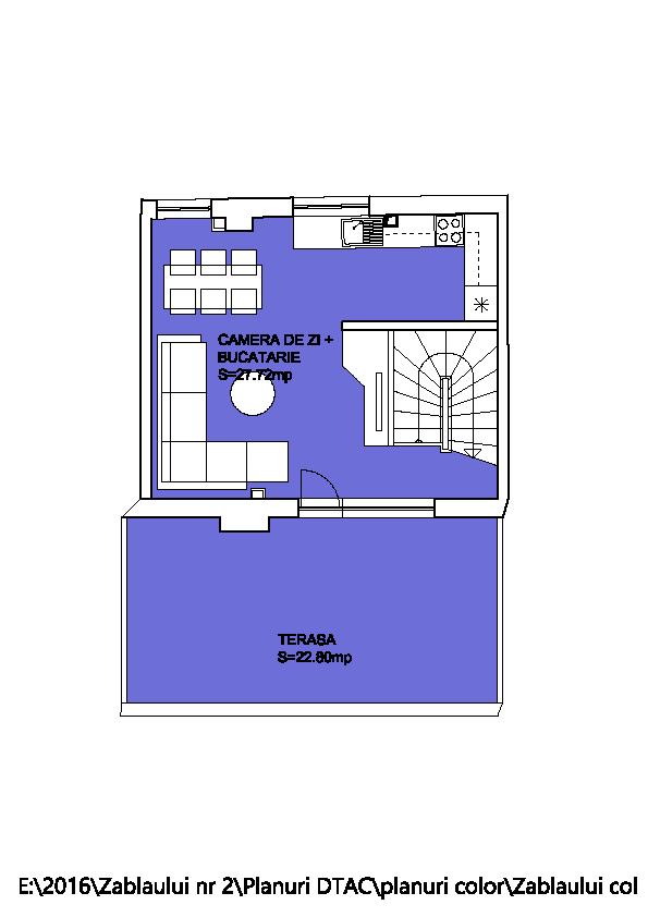 Floor 2 Floor3 A new project developed by Subdivision variants and prices -Apartment Type/Model : Z8 - Floor 2 and 3; - Duplex Apartment 3 rooms; - Built area 133 square meters; - Living of 28square