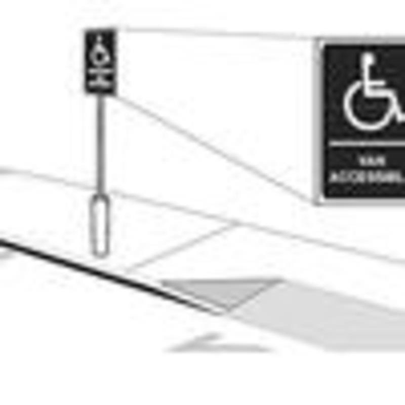 Question Response Details V2 Are there signs reading "Van Accessible" at van
