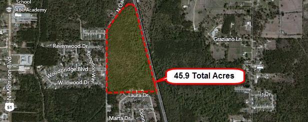 PROPERTY INFORMATION 45.9 Acres Total 33.64 acres permitted for 1,200 beds additional 12.
