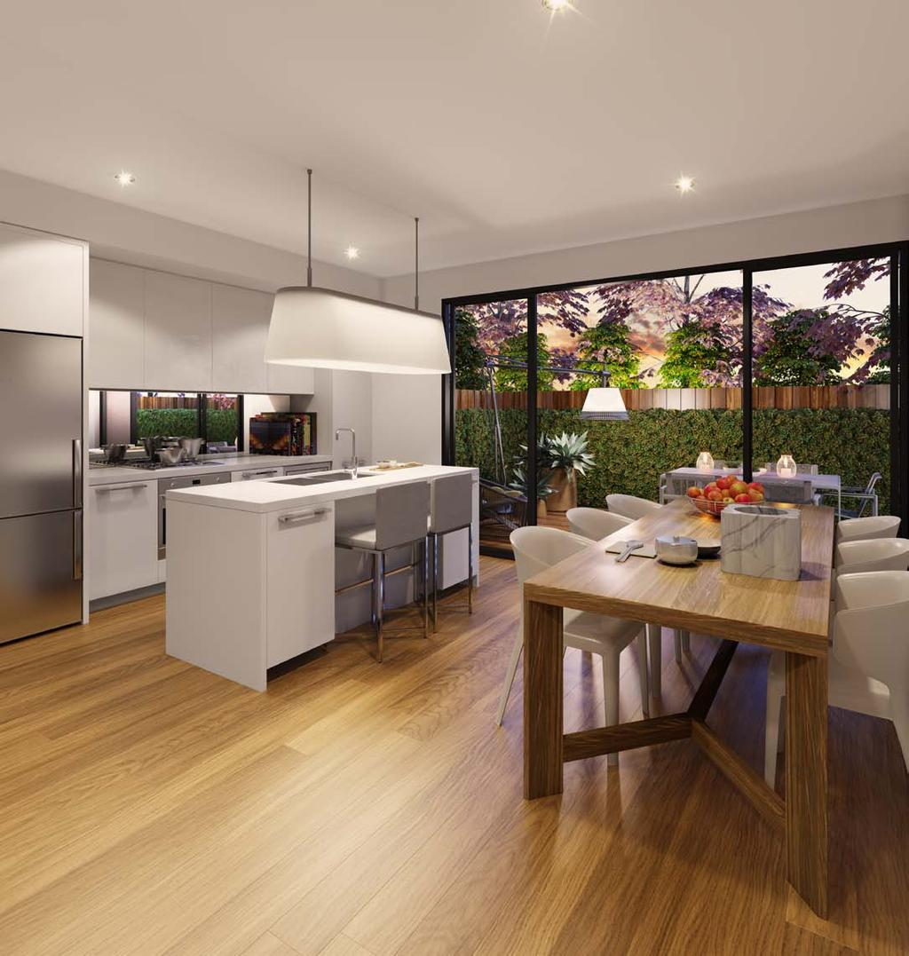 MODERN LIVING Central Park homes deliver a sophisticated and modern approach to townhouse living.