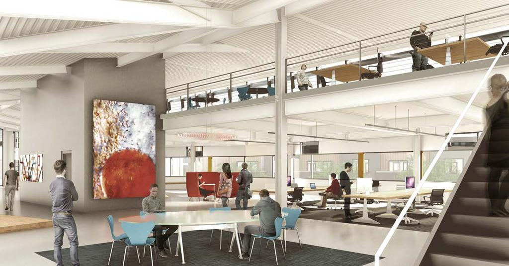 "MARKET" BUILDING OFFICE SPACE 37,000+ SF of Class-A creative office space Nearly columnless floor plates (30-foot spans) 4,200+ SF of outdoor spaces for office and retail tenants Uninterrupted