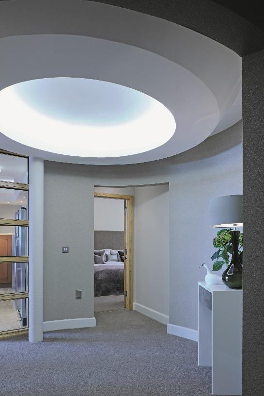 Communal Entrance Porch and Hall Entrance Hall: With smoke alarm, feature circular drop ceiling with