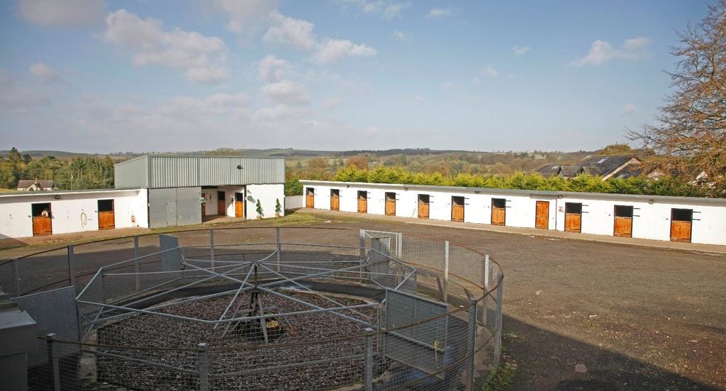 LANARK APPROXIMATELY 1 MILE STANMORE EQUESTRIAN CENTRE GLASGOW APPROXIMATELY 30 MILES LANARK, SOUTH LANARKSHIRE ML11 7RR It provides an outstanding equestrian facility well suited to livery or stock