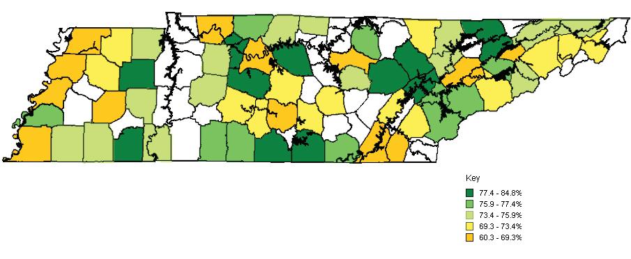 Homeownership Homeownership Rates in Tennessee Percentage of Owner-Occupied Households in Tennessee By County So