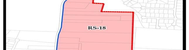 It is recommended the area be rezoned to the RS-18 zoning district upon annexation.