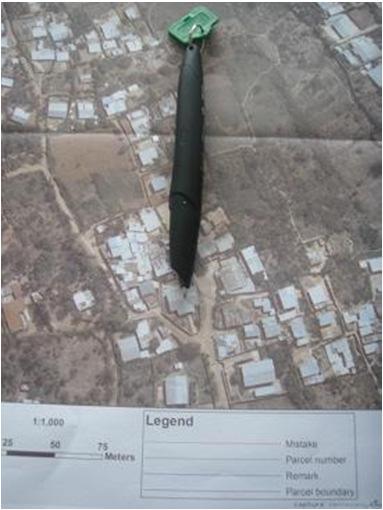 Test digital pen Rwanda Used as normal for drawing boundaries Easy for local people in P- Mapping Patterns on plot (digital paper) Boundaries directly digital georeferenced on site Predictable for