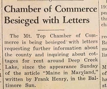 Mt. Top Chamber of Commerce besieged with letters requesting