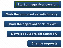 This will then open a page where the Appraisee logs in to activate their authorisation for the Appraiser to make