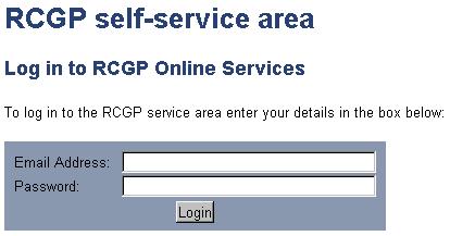 That will complete your registration with the RCGP and enable you to subscribe to use the Revalidation eportfolio.
