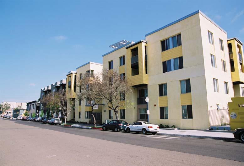 Lillian Place 1401 J Street San Diego, CA 74 units 23 one-, 27 two-, and 23 three- bedroom units Designed for individuals and families earning 30-60% of AMI Three of the three-bedroom units are three