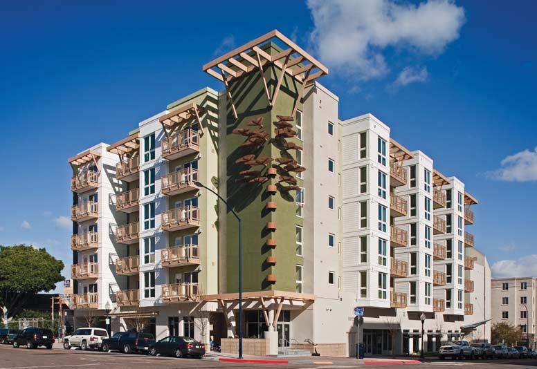 Parkside 515 13th Street San Diego, CA 77 units 25 studios, 18 one-, 29 two-, and 5 three- bedroom units Designed for individuals and families earning 50-60% of AMI New Construction Located in
