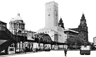 LIVERPOOL PAST 1852 Liverpool Overhead railway opened from the North to the South of Liverpool to transport the workers to Herculaneum Dock. 1864 Work begins to build Herculaneum Dock.