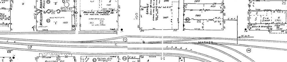Page 5 Historic image Building on 1952 Sanborn map,