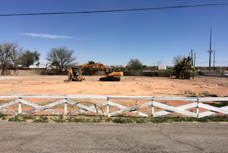 Note: The existing driveway access in front of the property is owned by the El Paso Water