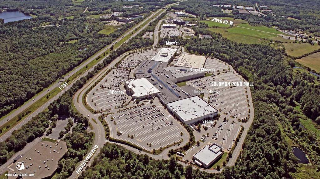 PROJECT OVERVIEW Solomon Pond Mall is a two-level super-regional mall located on Donald J.