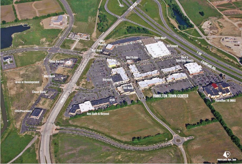 PROJECT OVERVIEW Hamilton Town Center is located at the intersection of 146th Street (SR 238) and I-69 in Noblesville, IN.
