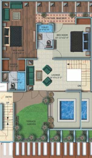 1, 2, 9, 10, 11, 12, 19 & 20 2nd Floor Plan - 2346 sq. ft.
