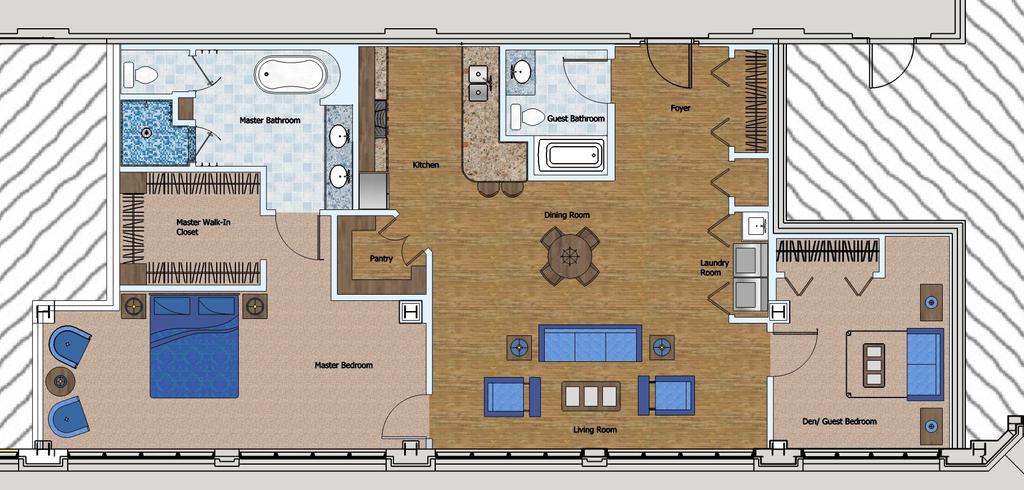 Penthouse Suite 317 1,477 SQ. FT 3rd floor suite over looking Beautiful Downtown Traverse City. Build to Suite. Building CAM Costs available upon request. Customization Available.