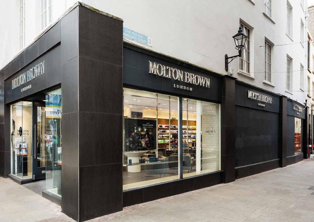 Trophy Retail Investment Opportunity Prime trading pitch on Ireland s premier retail shopping destination Entire let to Molton Brown Limited on an FRI lease Passing rent of 275,000