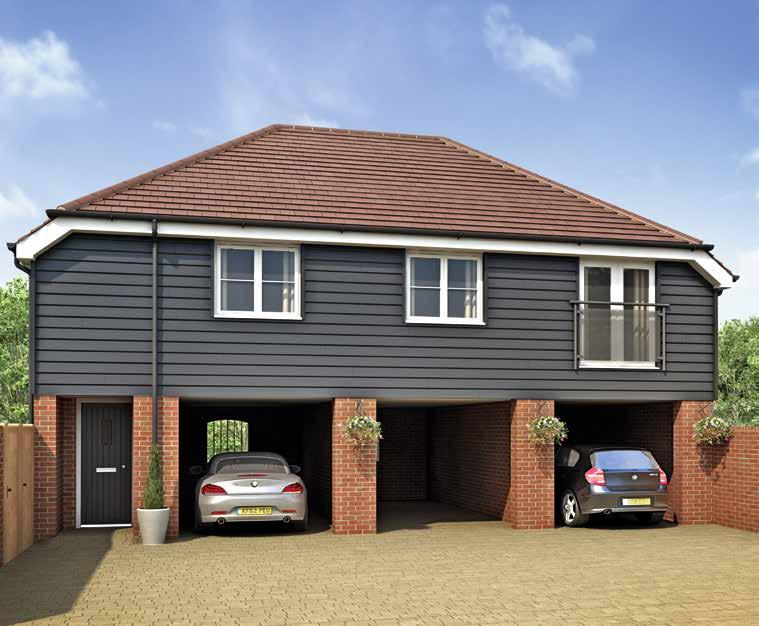 Aventine at Augusta Park The Coach House Collection 2 bedroom home With car ports below and an open plan layout, The Coach House Collection lets you make the most of single storey living.