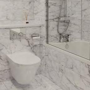 in bedrooms Ceramic tiles in bathrooms and en-suites