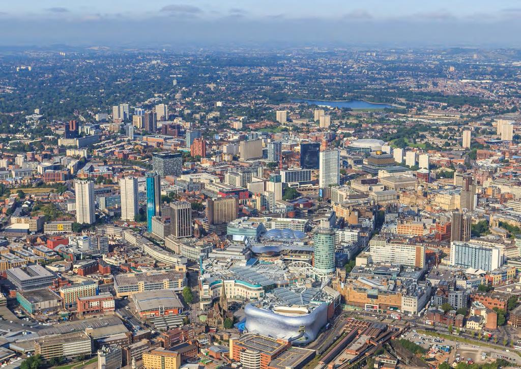 EXCELLENT LOCATION Birmingham is strategically positioned in the centre of the UK, just 112 miles from London. As the No.