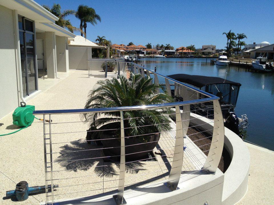 All our SS wire balustrades meet the Australian Regulations meeting tension and spacing requirements.