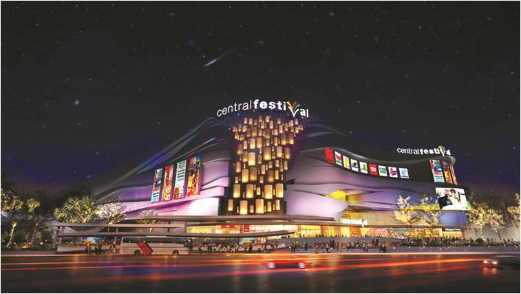 CentralFestival Chiangmai Project Highlights Investment Cost (1) Program 3,100 MB Shopping Center (N.L.A.
