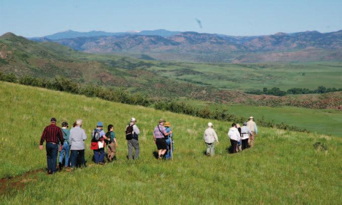 Citizen tour of rangelands managed by local governments in northern Larimer County, Colorado. Photo by Larimer County Open Lands Program.