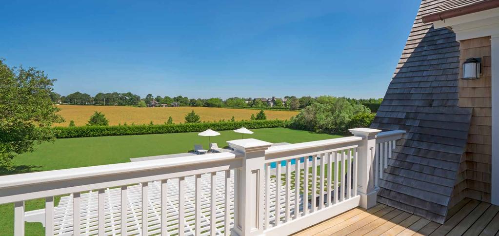 MASTER BALCONY The master retreat offers expansive views of the 15+/- acre