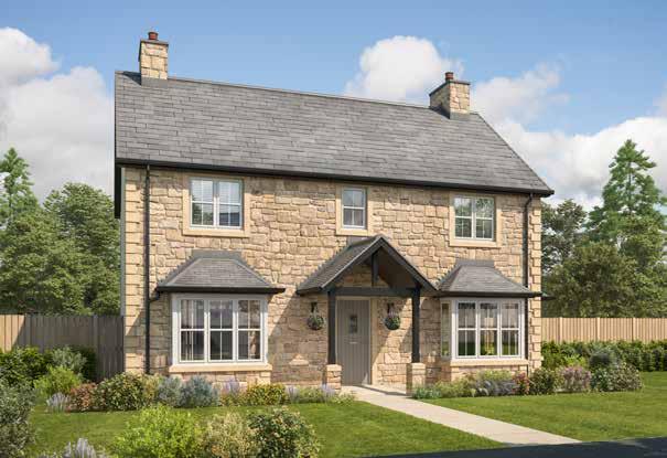 The Arundel The Warwick 4 Bedroom Detached with Detached Single / Double Garage Approximate