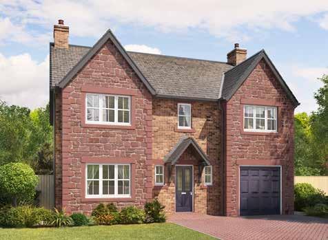 The balmoral The taunton 4 Bedroom Detached with Integral Garage Approximate