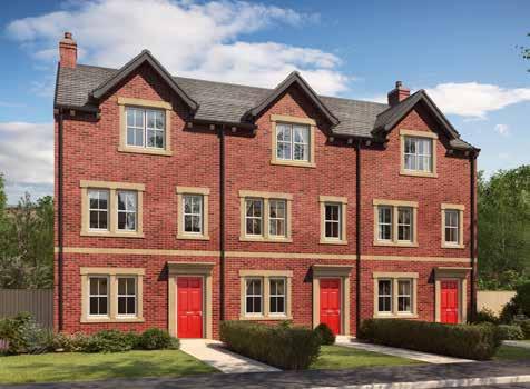 The Guildford The Carlisle 3 Bedroom Terraced Townhouse with Driveway