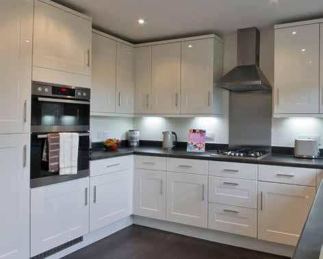 We fit AEG/Electrolux A rated kitchen appliances and the majority of our kitchens have space for dining, allowing you to easily entertain friends and family.