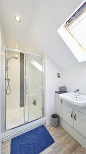 shower door to shower cubicle CERAMIC WALL TILING Kitchen - no tiling upstand Half tiled