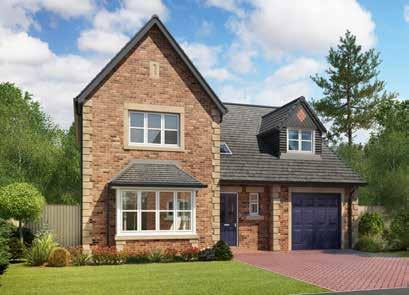 TAUNTON 4-BED DETACHED WITH INTEGRAL SINGLE GARAGE Approx sq ft: 1,592 GROUND FLOOR: Lounge: 4055 x 5670