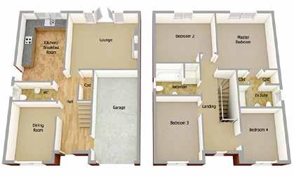 x 9'-11"] FIRST FLOOR: Master Bedroom: Bedroom 2: Bedroom 3: Bedroom 4: 3668 x 3527 [12'-0" x 11'-7"]