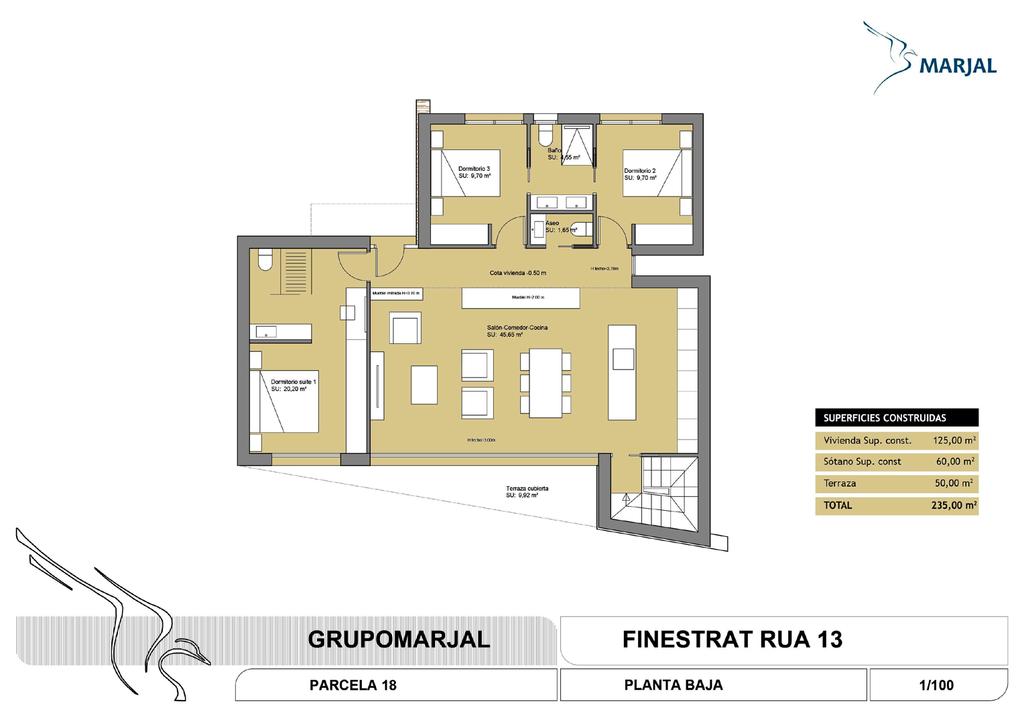 GROUND FLOOR Praga 18 8 This plan is for illustration purposes only and may be modified for technical reasons and by